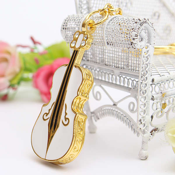 4GB Cute Guitar Style USB 2.0 Flash Drive Storage Memory Pen U Disk