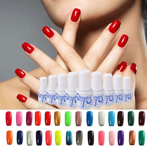 25 Colors 6ml Mini Size Soak Off UV Gel Nail Art Polish Varnish