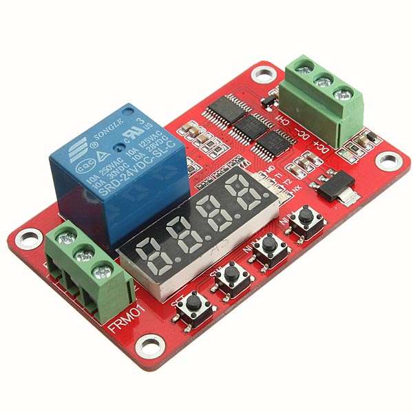 5V/12V/24V FRM01 Multifunctional Relay Module Loop Delay Timer Switch Self-Lock