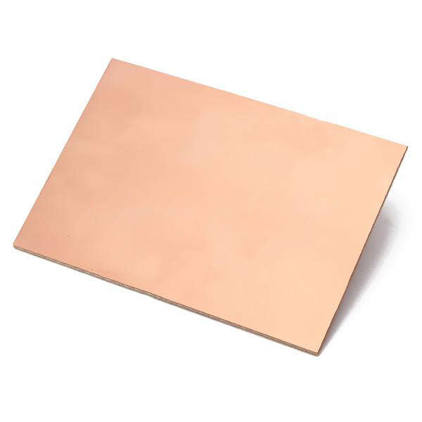 One-Side Copper Clad 70x100x1.5mm Single PCB Board Glass Fiber
