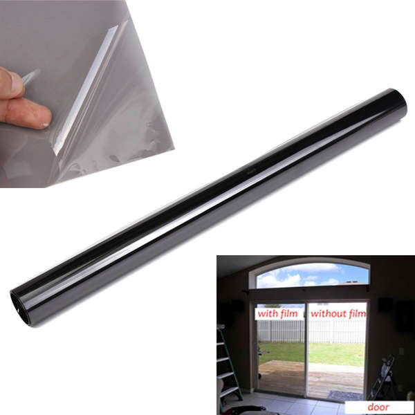 40% Black Car Window Anti-UV Tint Protective Film 6Mx50cm