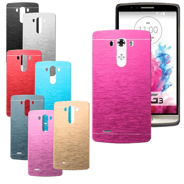 Ultra-thin Brushed Alu Metal Hard Back Cover Protective Case For LG G3