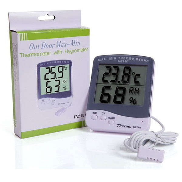 Digital Thermometer Hygrometer Humidity Monitor for Egg Incubator/Hive
