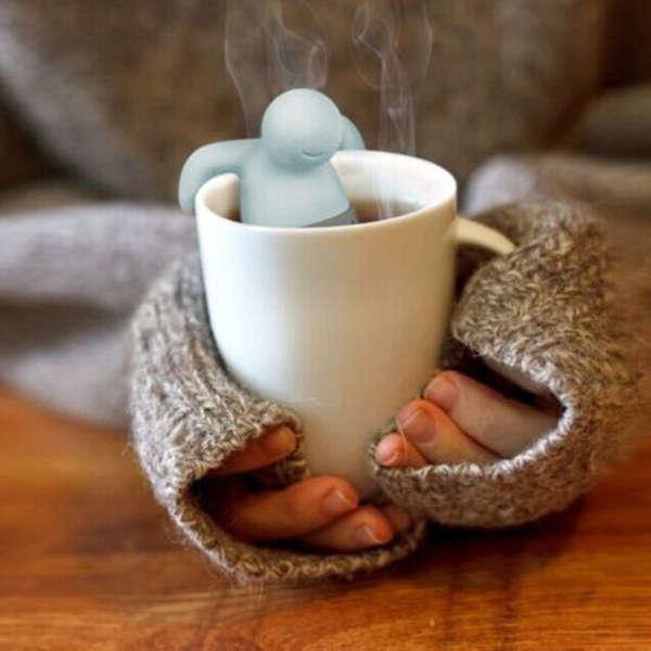 Mr Tea Infuser Silicone Herbal Tea Strainer Filter