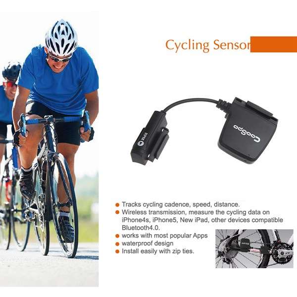Bluetooth LE Outdoor Bike Bicycle Cycle Speed Smart Cadence Sensor