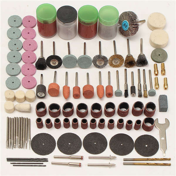 161pcs Mini Drill Multi Rotary Tool Accessories Set Grinding Polishing Kits for