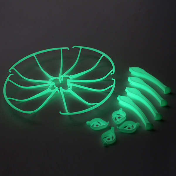 Fluorescent Landing Skid Motor Base Propeller Protectors Set For X5SC X5SW