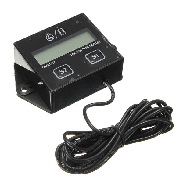 KEDSUM Hour Meter Tachometer 2&4 Stroke For Small Engine Spark Mercury