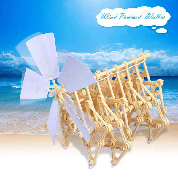 Wind Powered Walking Walker Mini Strandbeest DIY Assembly Model Kits