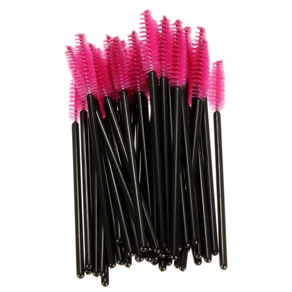100 pcs Eyelash Eyebrow Makeup Brushes Disposable Mascara Wands