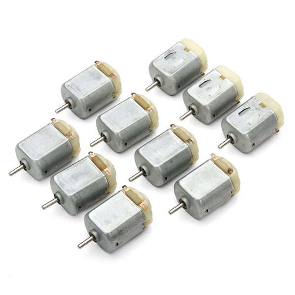 10Pcs 130 Micro DC Motor 3V-6V 8000RPM