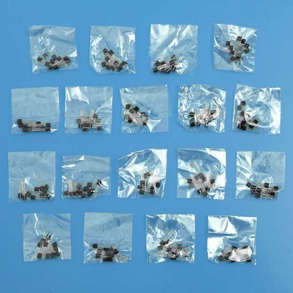 18 Value 180Pcs Triode Transistor TO-92 Assortment Kit (10 Pcs / Value)