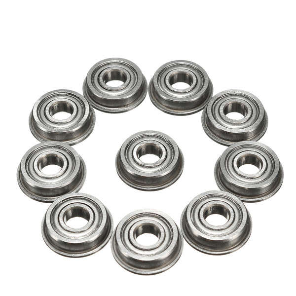 10pcs F695ZZ 5mmx13mmx4mm Double Shielded Flanged Ball Bearings