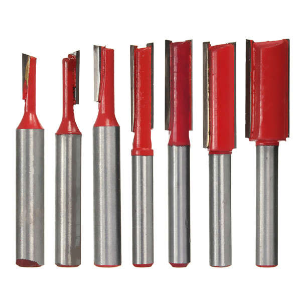 1/4 Inch Straight Shank Woodworking knife 1/2 Flute Carving Cutter Router Bit