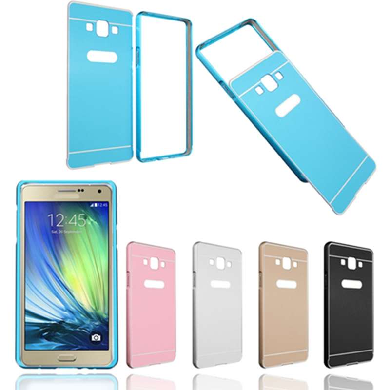 Aluminum and PC Hard Back Bumper Case Cover For Samsung Galaxy A7/A7000