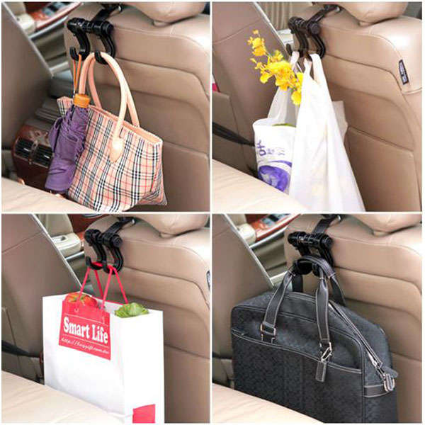 Car Hanger Organizer Auto Hook Accessories Bags Holder