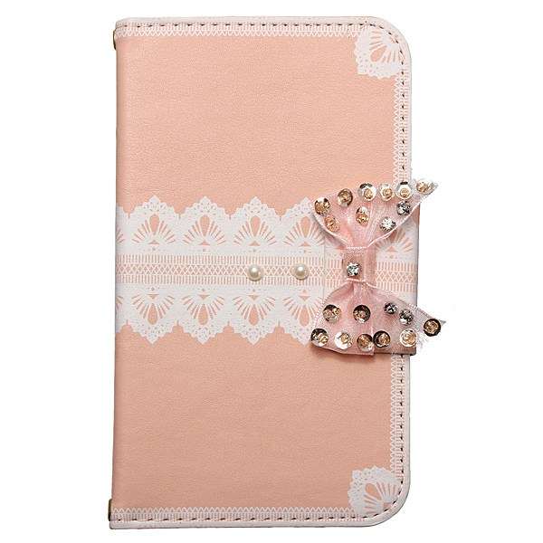 Bowknot Bow PU Leather Flip Card Holder Case For Samsung Galaxy Note3