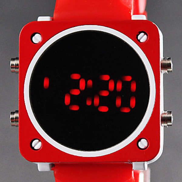 Silcone Digital LED Watch