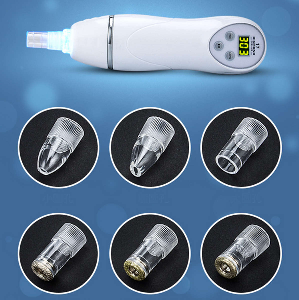 Blackhead Sucking-off Ance Remover Vacuum Diamond Microdermabrasion Pore Cleans