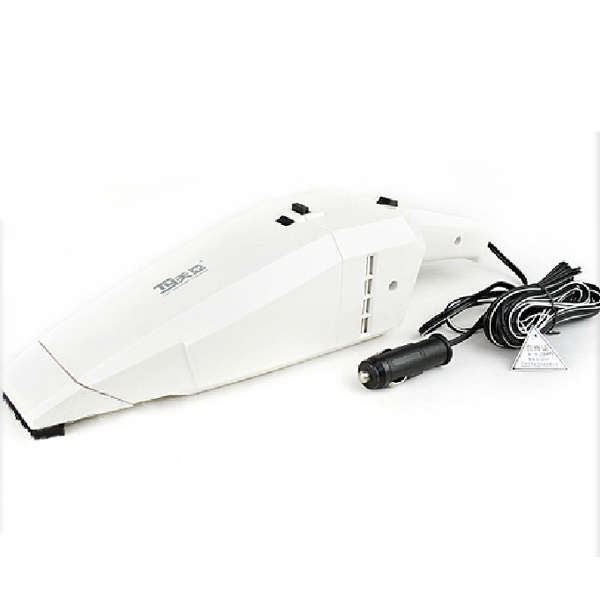 V3004 Car Powerful Vacuum Cleaner 12V Black White