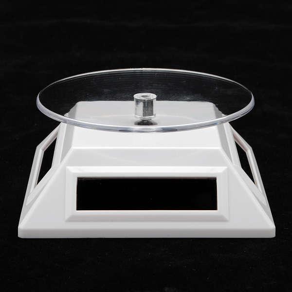New Solar Rotating Display Stand Turn Table Plate