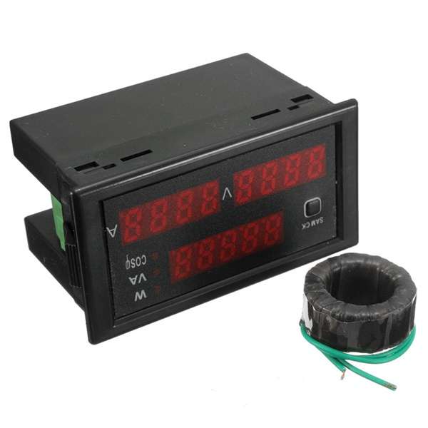 AC 110-220V 100A Digital Watt Power Meter 80-300V