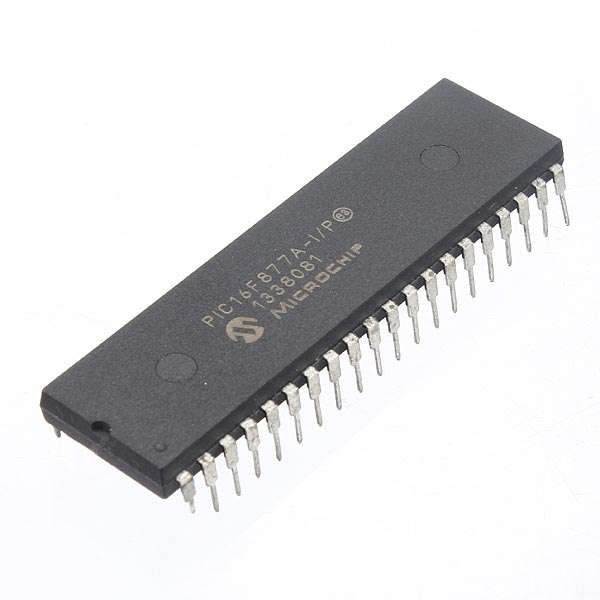 DIP-40 PIC16F877A Microchip Microcontroller IC