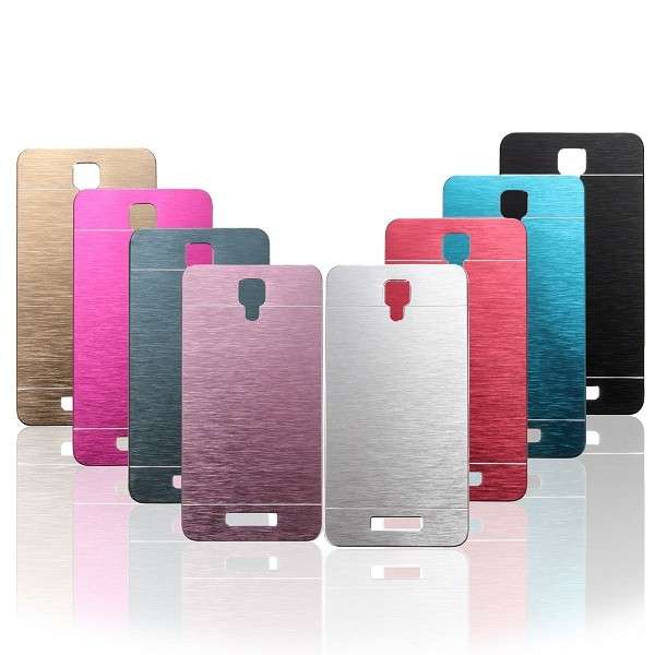 Colorful Brushed Metal Hard Back Cover Case for Xiaomi Redmi Note2