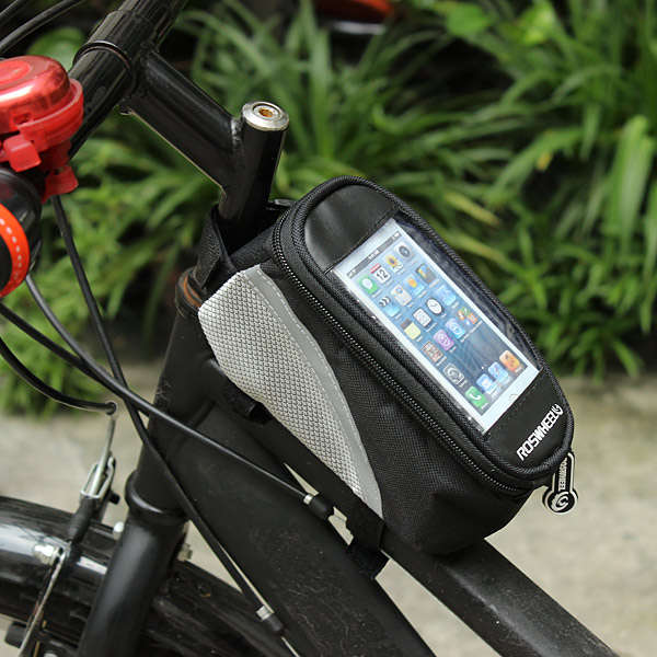 Bike Bicycle Mountain Saddle Bags Touch Screen Mobile Phone Bag