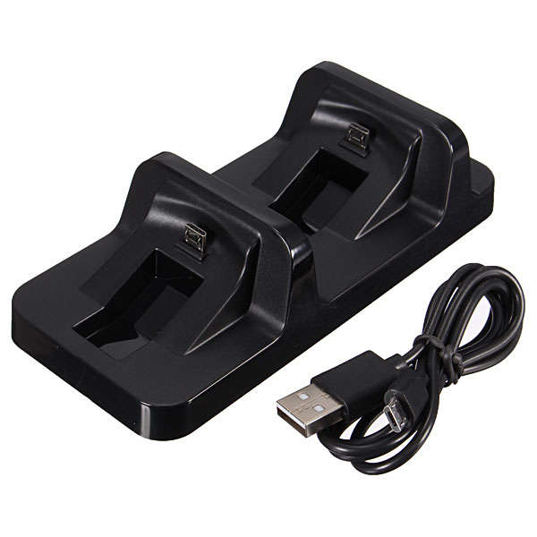 Dual Charging Dock Charger Base Stand For PS4 Wireless Game Controller