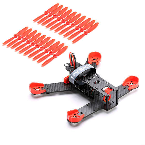Kingkong 210GT Carbon Fiber 5V 12V BEC PDB Motor Cover Protection Frame w/ 10 P