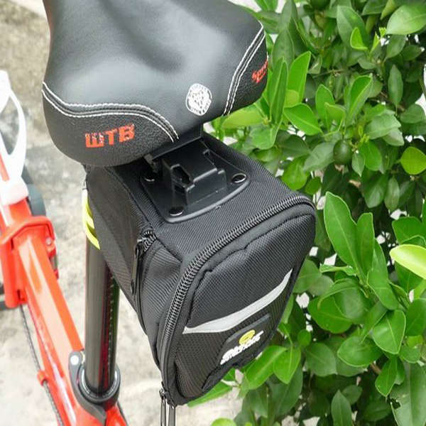 Waterproof Black Bike Saddle Bag Outdoor Cycling Back Seat Bag