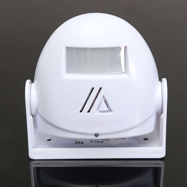 White Welcome Chime Motion Sensor Warning Doorbell Door Bell Alarm