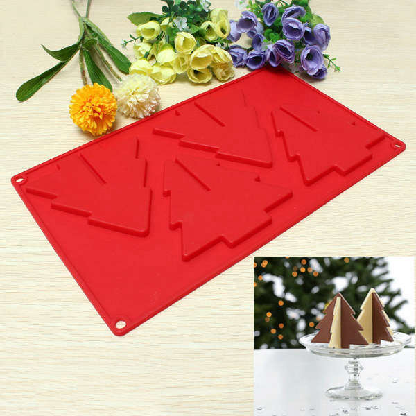 Christmas Pine Tree Chocolate Mold Fondant Cake Mould