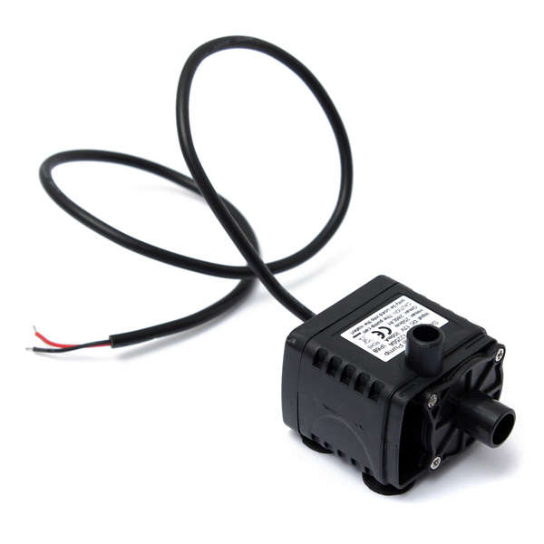 12V DC CAR Brushless Water Oil  Waterproof Submersible CPU Cooling PumpBlack