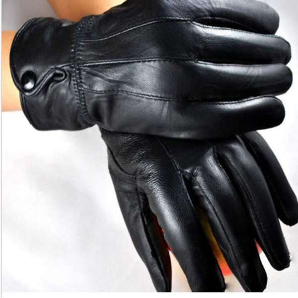 Men Ladies Motorcycle Winter Riding Leather Gloves For M