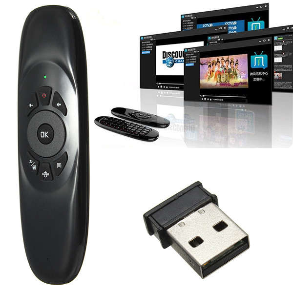 Mini C120 2.4G Wireless 6-Axis Gyroscope Air Mouse Remote Control Keyboard For