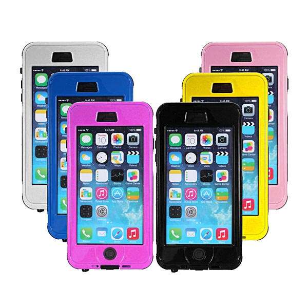 Waterproof Shockproof Dustproof Button Hard Case For iPhone 6 Plus