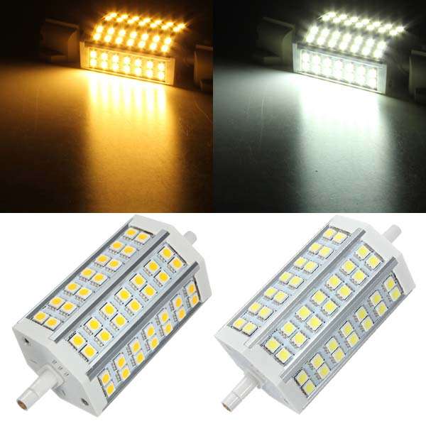 Dimmable R7S LED Bulbs 10W 42 SMD 5050 AC 85-265V 118mm Corn Light