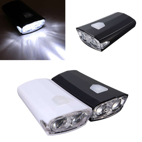 2 LED Front Bicycle Bike Cycling Warning Flashing Safety Light