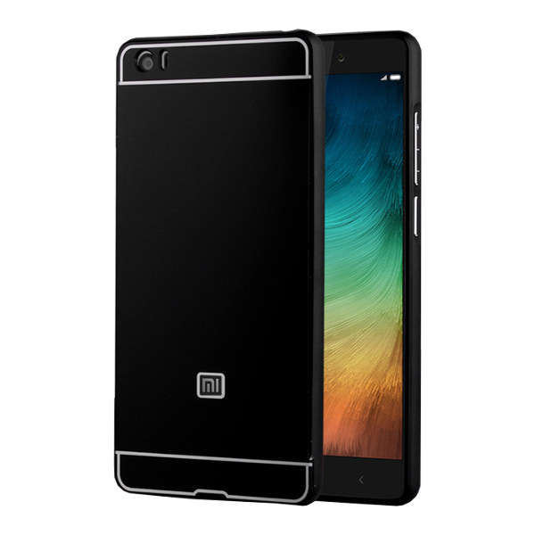 Metal Frame Bumper + PC Protective Back Case For Xiaomi Mi Note