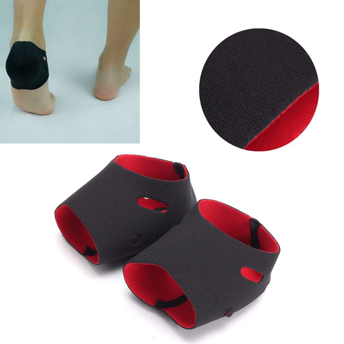 1 Pair Plantar Fasciitis Foot Arch Heel Pain Relief Sleeve Cushion Protector