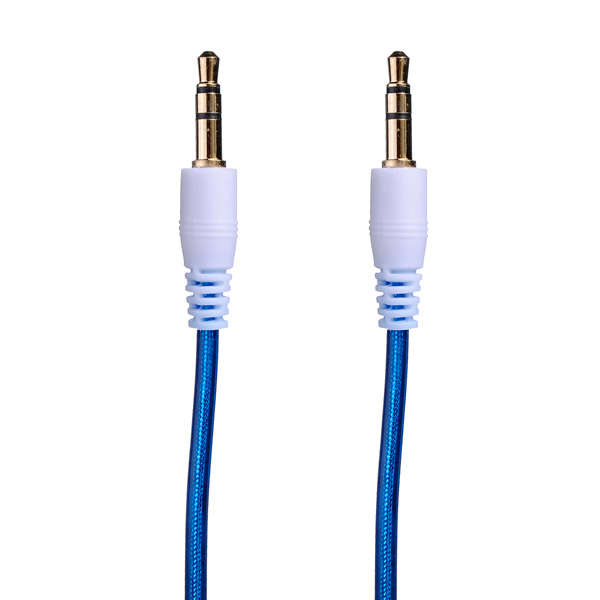 Transparent Colorful 3.5mm Audio Cable For iPhone Smartphone Device