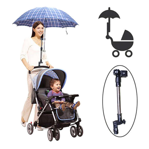 Baby Stroller Adjustable Umbrella Holder Parasol Bracket