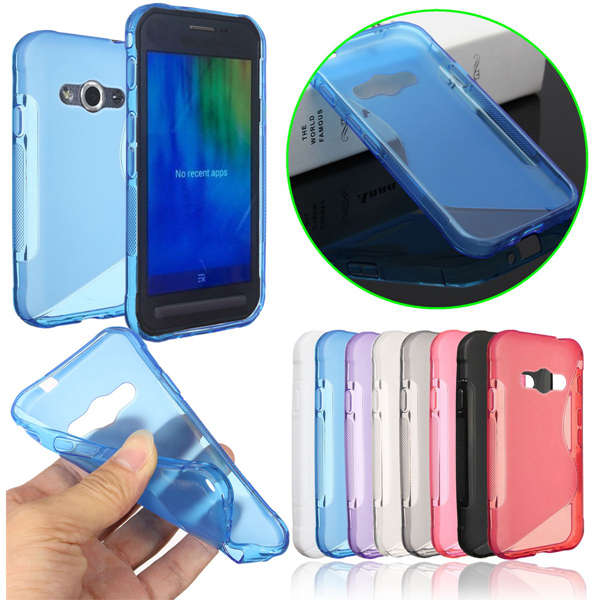 Slim S-Line Clear Soft TPU Gel Case Cover For Samsung Galaxy Xcover 3 SM-G388F
