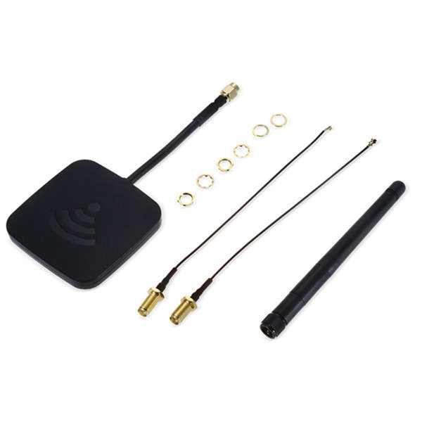 Upgrade Hubsan H501S H502S H107D+ H107D 5.8Ghz 14dBi Panel Antenna 2.4GHz 3dBi