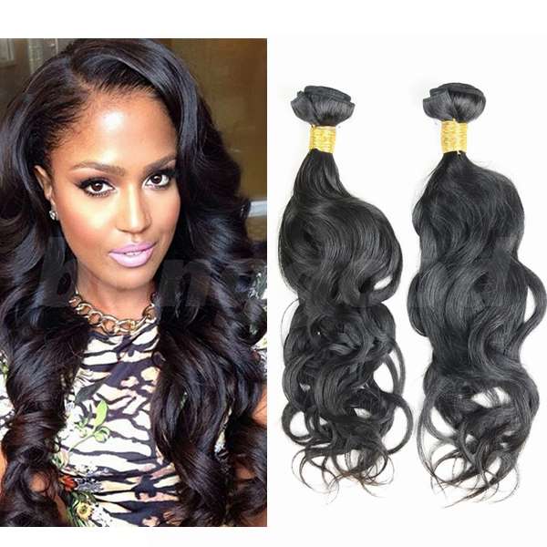6A Grade Brazilian Virgin Unprocessed Nature Wave 100% Real Human Hair Extension