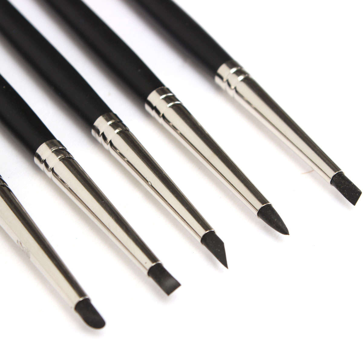 5 Pcs Professional Flexible Rubber Shapers Clay Sculpting Fimo Modelling Clay C