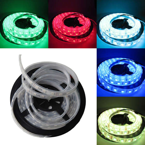5M SMD 5050 300 LED RGB/White/Warm White/Cool White Silicone Tube IP67 Waterpro