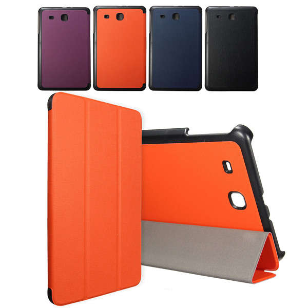 Tri-fold PU Leather Case Cover For Samsung Galaxy Tab E T560 T561